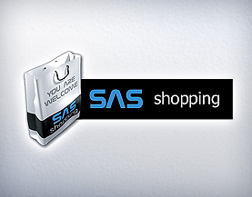 Corporate Identity / logo design: SAS Shopping
